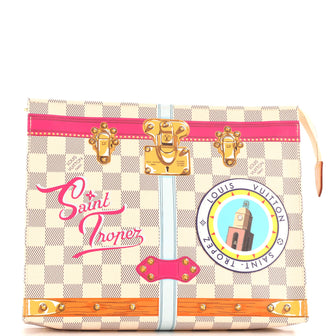 Louis Vuitton Toiletry Pouch Limited Edition Damier Summer Trunks 26