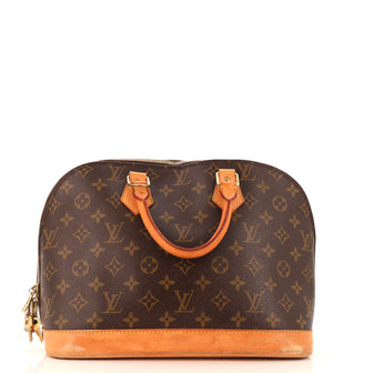 Louis Vuitton Vintage Alma Handbag Monogram Canvas PM