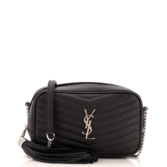 Saint Laurent Lou Camera Bag Matelasse Chevron Leather Mini