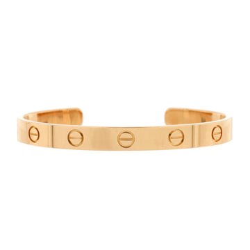Cartier Love Cuff Bracelet 18K Rose Gold