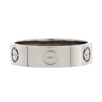 Cartier Love Band Ring 18K White Gold