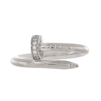 Cartier Juste un Clou Ring 18K White Gold with Diamonds