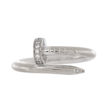 Cartier Juste un Clou Ring 18K White Gold with Diamonds