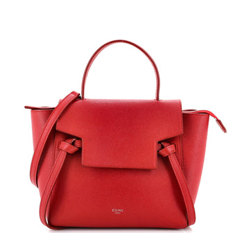 Celine Belt Bag Textured Leather Nano
