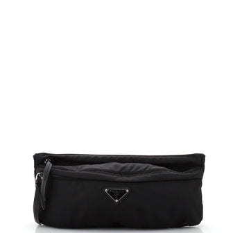 Prada Zip Waist Bag Tessuto Medium