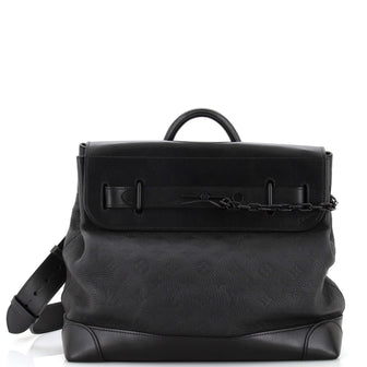 Louis Vuitton Steamer Bag Monogram Taurillon Leather PM