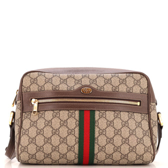 Gucci Ophidia Shoulder Bag GG Coated Canvas Small