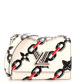 Louis Vuitton Twist Handbag Limited Edition Print Epi Leather MM