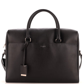 Saint Laurent Classic Duffle Briefcase Leather