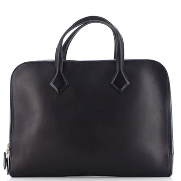 Hermes Victoria Light Briefcase Evergrain