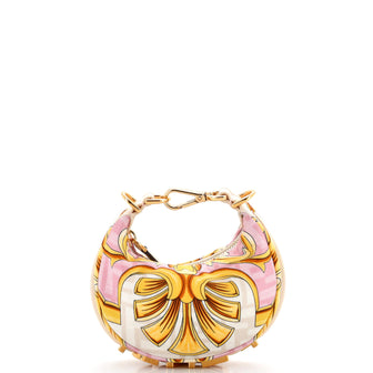Fendi x Versace Fendace Fendigraphy Bag Printed Zucca Silk Nano