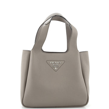 Prada Flou Dynamique Open Tote Vitello Daino Small