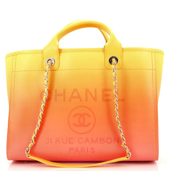 Chanel Deauville NM Tote Gradient Leather Small