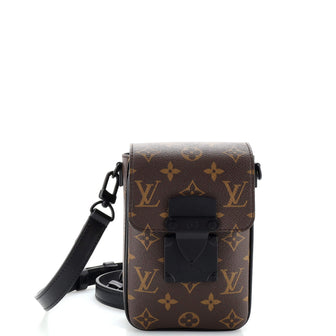 Louis Vuitton S Lock Vertical Wearable Wallet Macassar Monogram Canvas