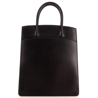 Hermes White Bus Bag Leather 30