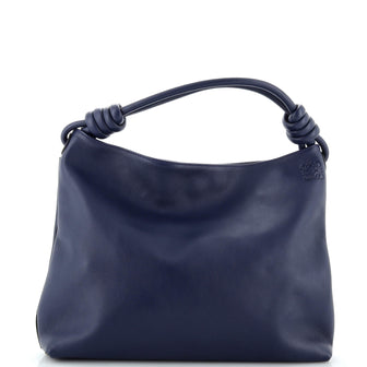 Loewe Flamenco Knot Hobo Leather