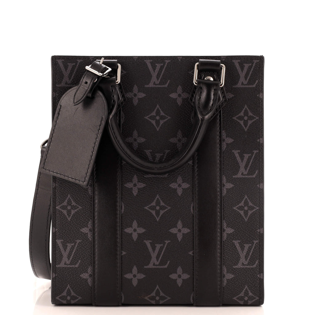 Louis Vuitton Sac Plat Bag Monogram Eclipse Canvas Mini 267838
