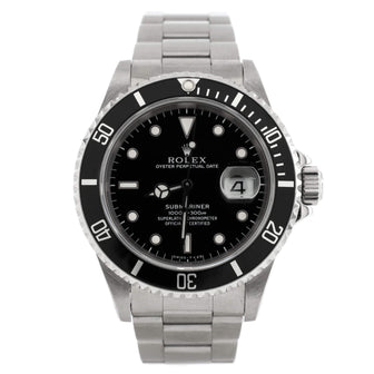 Rolex Oyster Perpetual Submariner Date Automatic Watch Stainless Steel 40