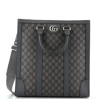 Gucci Ophidia Convertible Open Tote GG Coated Canvas Tall