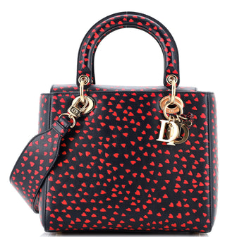 Christian Dior Lady Dior Bag I Love Paris Printed Leather Medium