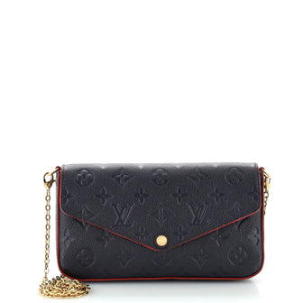 Louis Vuitton Felicie Pochette Monogram Empreinte Leather