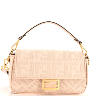 Fendi Baguette NM Bag Zucca Embroidered Canvas Medium