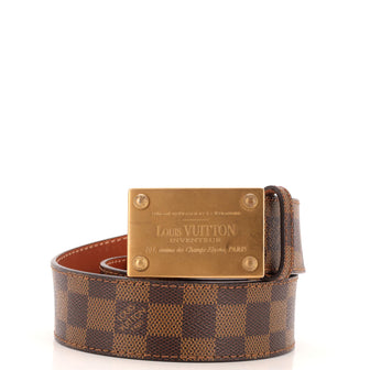 Louis Vuitton Inventeur Belt Damier Medium