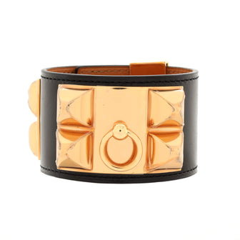 Hermes Collier de Chien Bracelet Leather