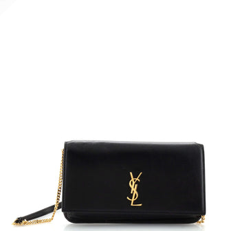Saint Laurent Classic Monogram Phone Holder Shoulder Bag Leather