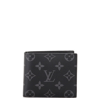 Louis Vuitton Marco Wallet Monogram Eclipse Canvas