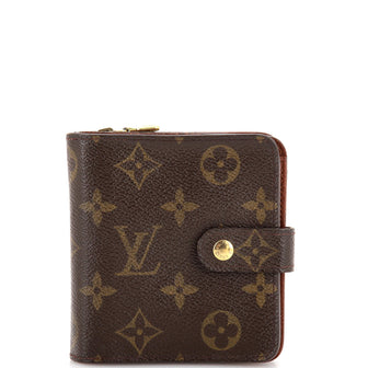 Louis Vuitton Compact Zippe Wallet Monogram Canvas