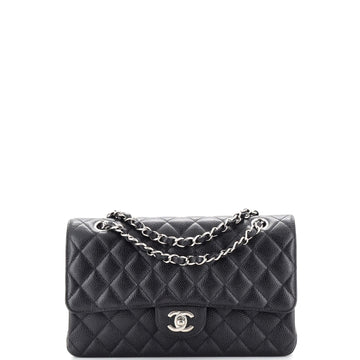 Chanel Classic Double Flap Bag Quilted Caviar Medium