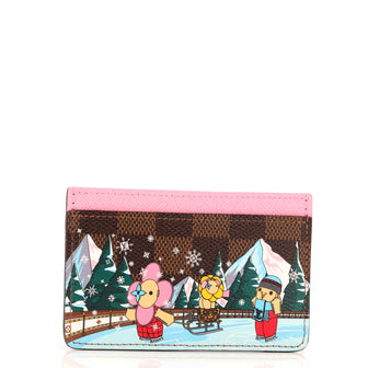 Louis Vuitton Card Holder Limited Edition Vivienne Xmas Monogram Canvas