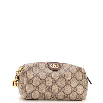 Gucci Ophidia Cosmetic Pouch GG Coated Canvas Small