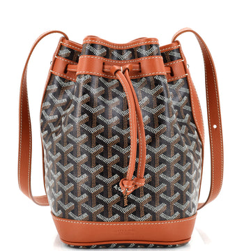 Goyard Petit Flot Bucket Bag Coated Canvas PM