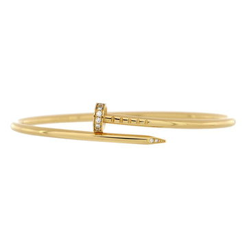 Cartier Juste un Clou Bracelet 18K Yellow Gold with Diamonds Small