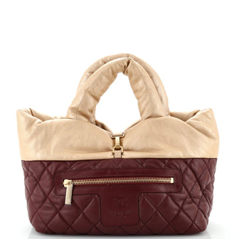 Chanel Coco Cocoon Reversible Tote Quilted Lambskin Small