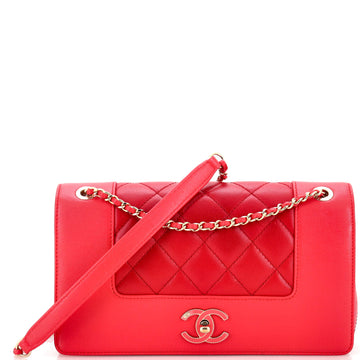 Chanel Mademoiselle Vintage Flap Bag Quilted Sheepskin Medium