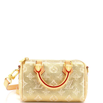 Louis Vuitton Speedy Bandouliere Bag Monoglam Jacquard Canvas Nano