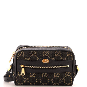 Gucci Ophidia Shoulder Bag GG Denim Mini