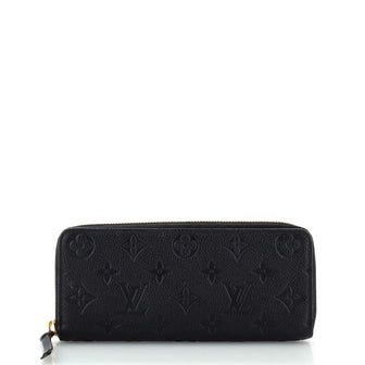 Louis Vuitton Clemence Wallet Monogram Empreinte Leather
