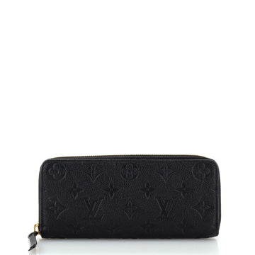 Louis Vuitton Clemence Wallet Monogram Empreinte Leather