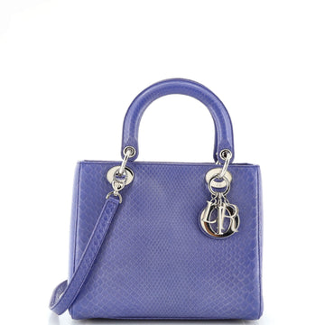 Christian Dior Lady Dior Bag Python Medium