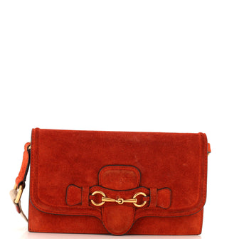 Gucci Lady Web Convertible Wallet Suede