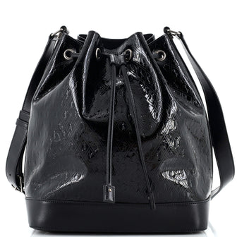 Saint Laurent Le Monogramme Bucket Bag Monogram All Over Embossed Leather Medium