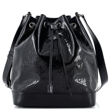 Saint Laurent Le Monogramme Bucket Bag Monogram All Over Embossed Leather Medium