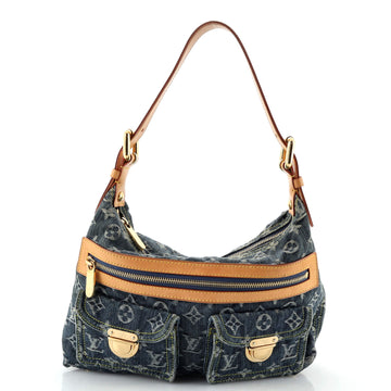 Louis Vuitton Baggy Handbag Denim PM