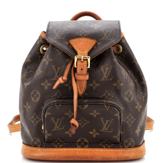 Louis Vuitton Vintage Montsouris Backpack Monogram Canvas PM