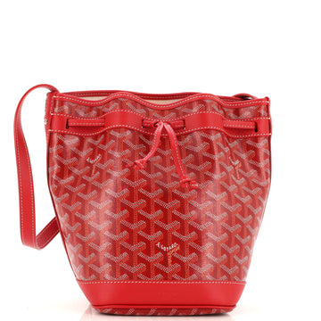 Goyard Petit Flot Bucket Bag Coated Canvas PM