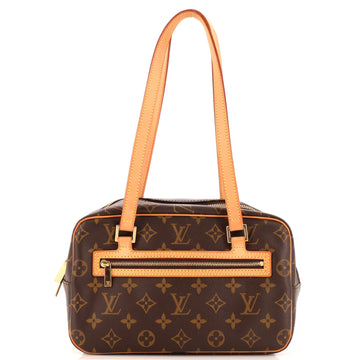 Louis Vuitton Cite Handbag Monogram Canvas MM